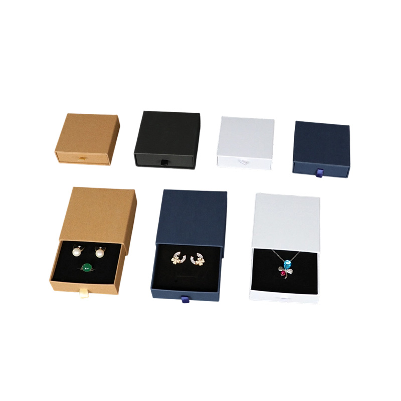 Cardboard Paper Slide Drawer Jewelry Packaging Box