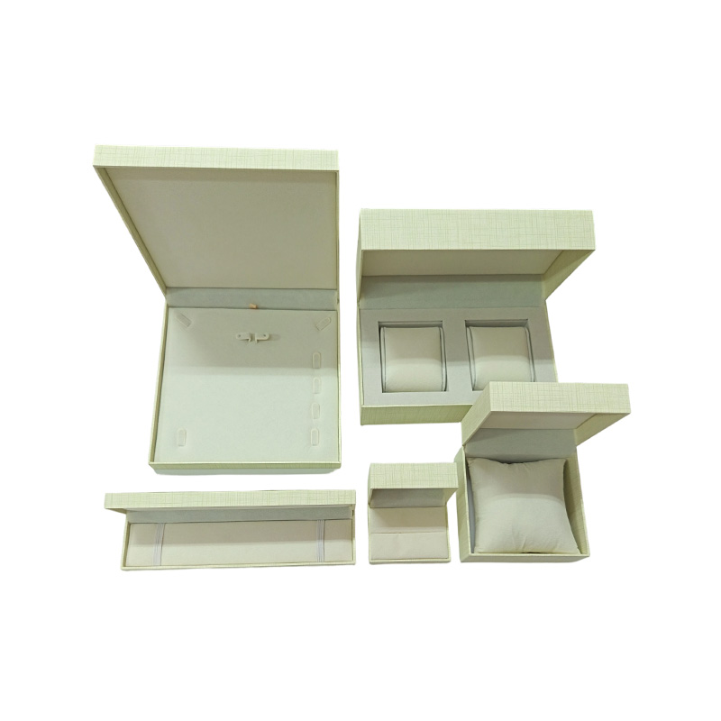 Luxury Flip Lid Velvet Jewelry Packaging Set Box