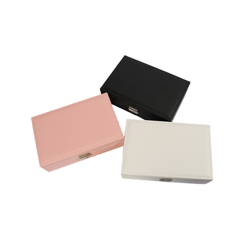 Simple Lockable Dust-Proof Jewelry Storage Boxes