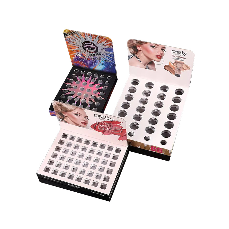 Custom Logo Empty Cardboard Eyeshadow Tray Cosmetics Box