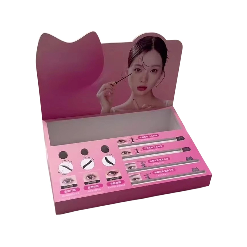 Cardboard Cosmetics Gift Display Props Shelves Makeup Boxes