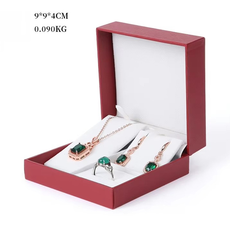 Embossing Art Paper Rigid Jewelry Gift Box