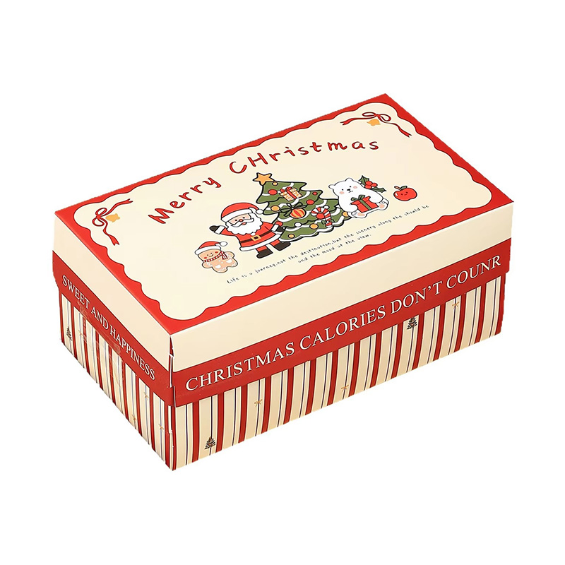 Eco-Friendly Christmas Printed Chocolate Candy Cookie Gift Box