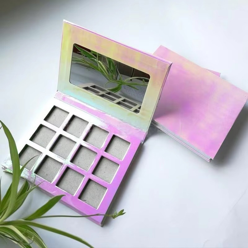 Multichoice DIY Empty Cardboard Eyeshadow Makeup Packaging Case