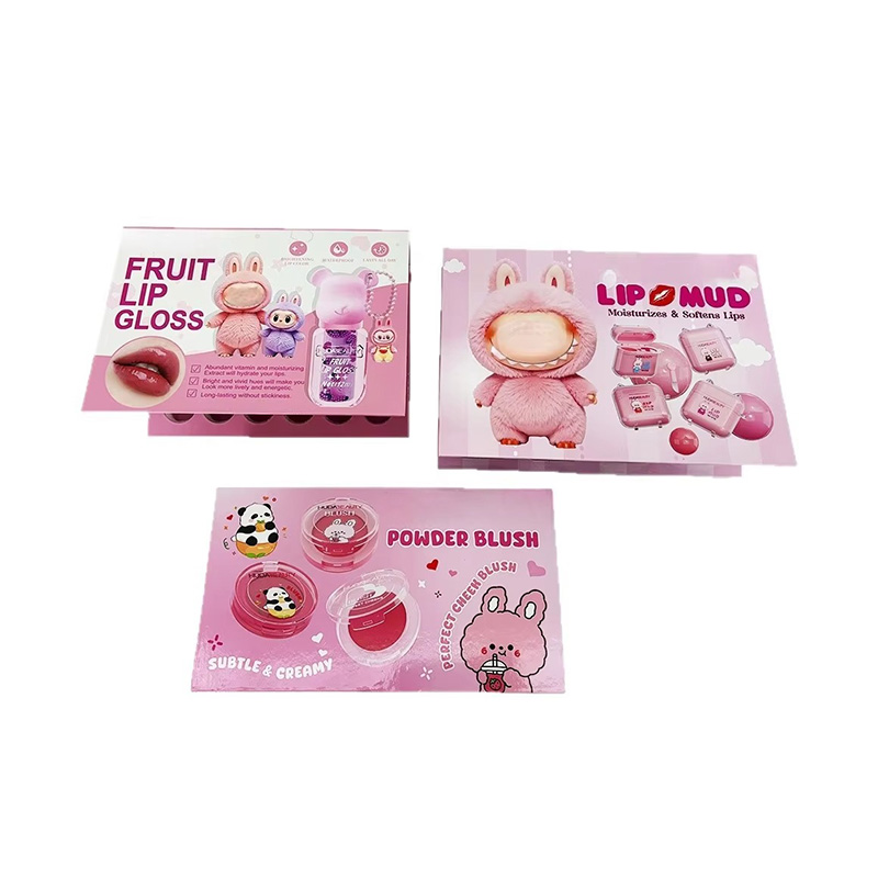 Creative Cardboard Desktop Display Stand for Makeup Gift Box
