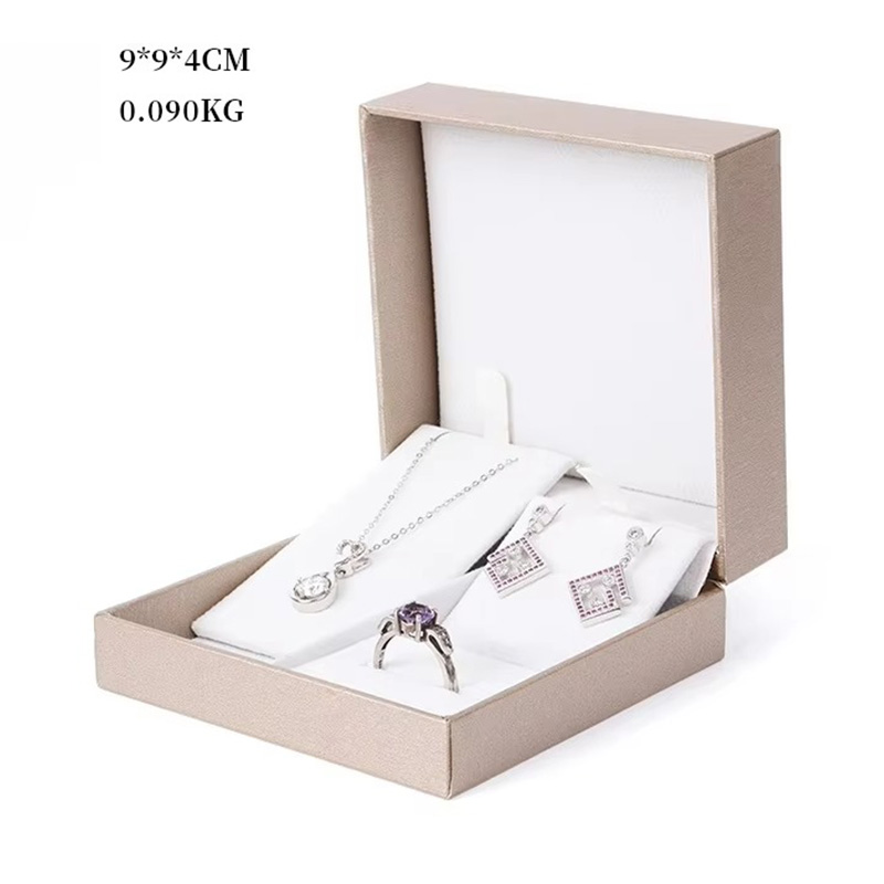 Embossing Art Paper Rigid Jewelry Gift Box