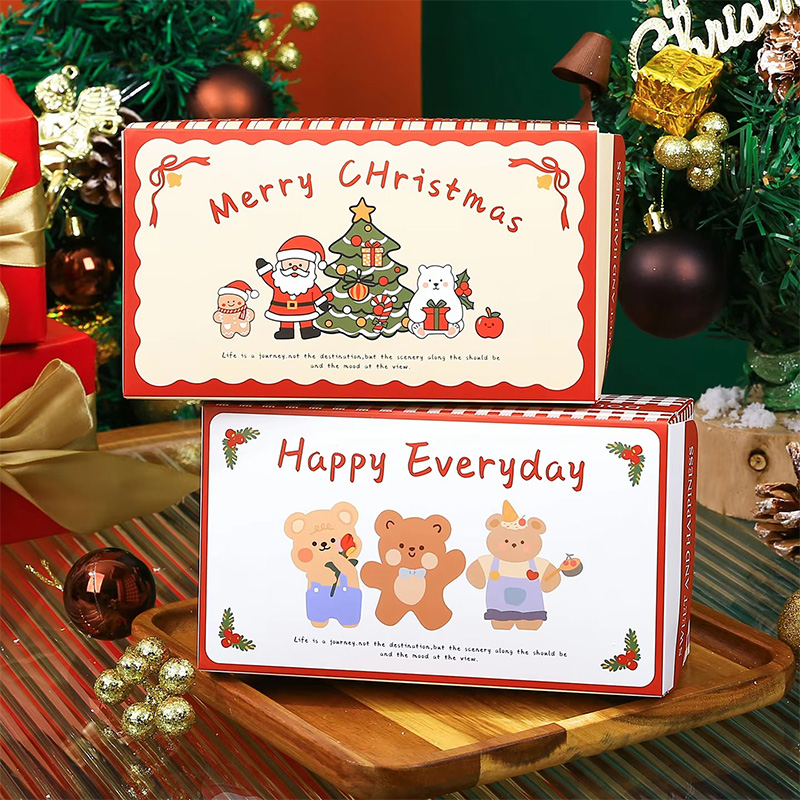 Eco-Friendly Christmas Printed Chocolate Candy Cookie Gift Box