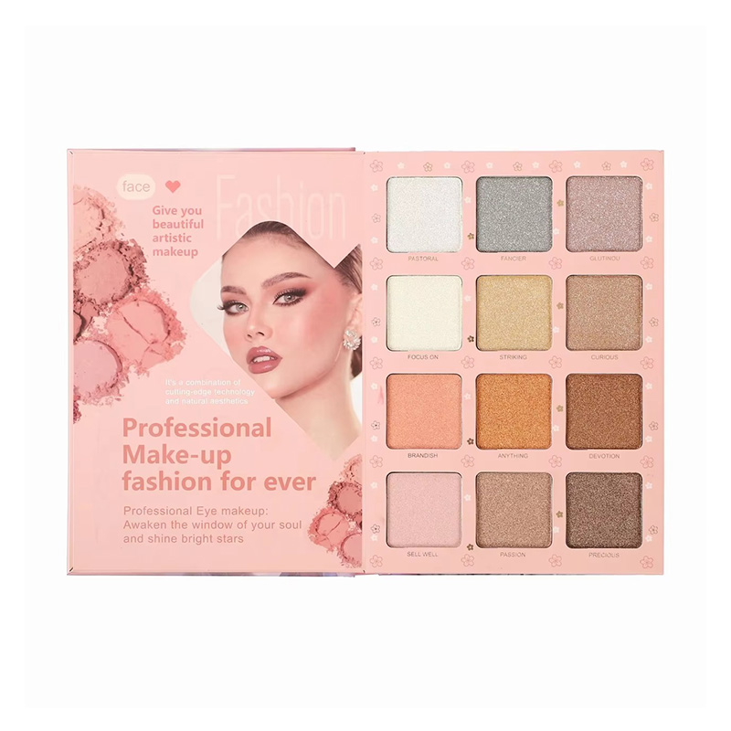 Luxury Matte Cardboard Empty Package Eyeshadow Palette