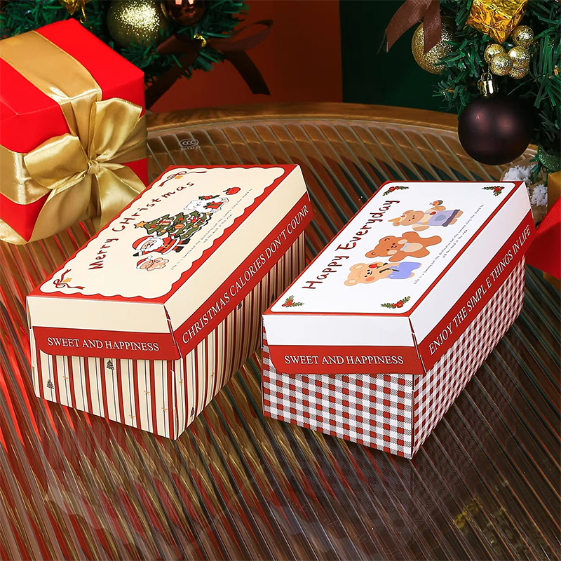 Eco-Friendly Christmas Printed Chocolate Candy Cookie Gift Box