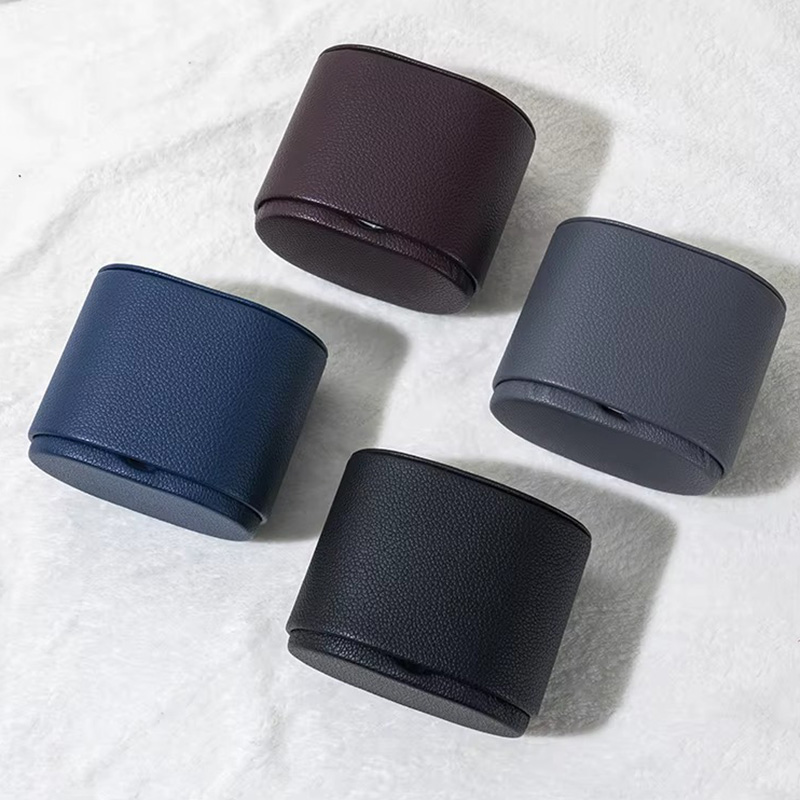 Single Roll PU Leather Travel Watch Case