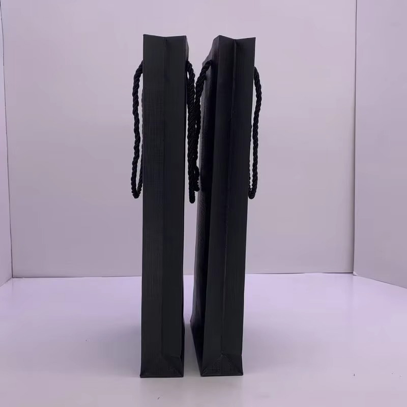 Rectangle Tie Paper Gift Box with Carry Bag
