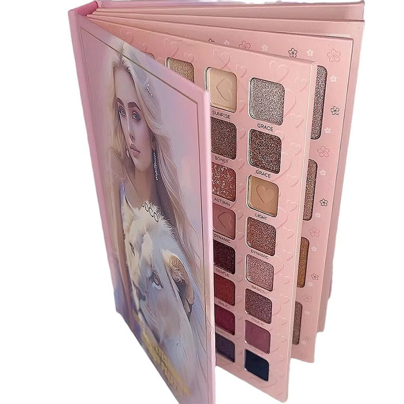 Luxury Matte Cardboard Empty Package Eyeshadow Palette