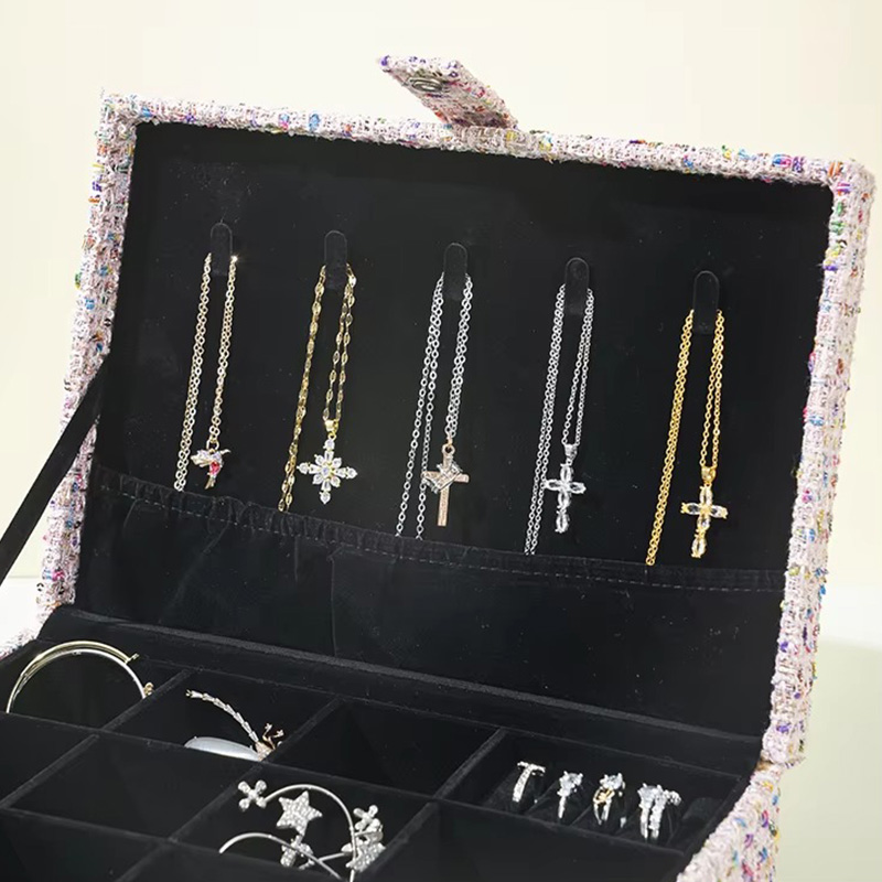 Chanel-inspired Jewelry Set Storage Box Organizer