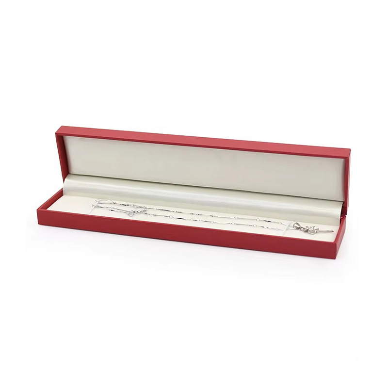 Recyclable Portable Velvet Rigid Art Paper Jewelry Box
