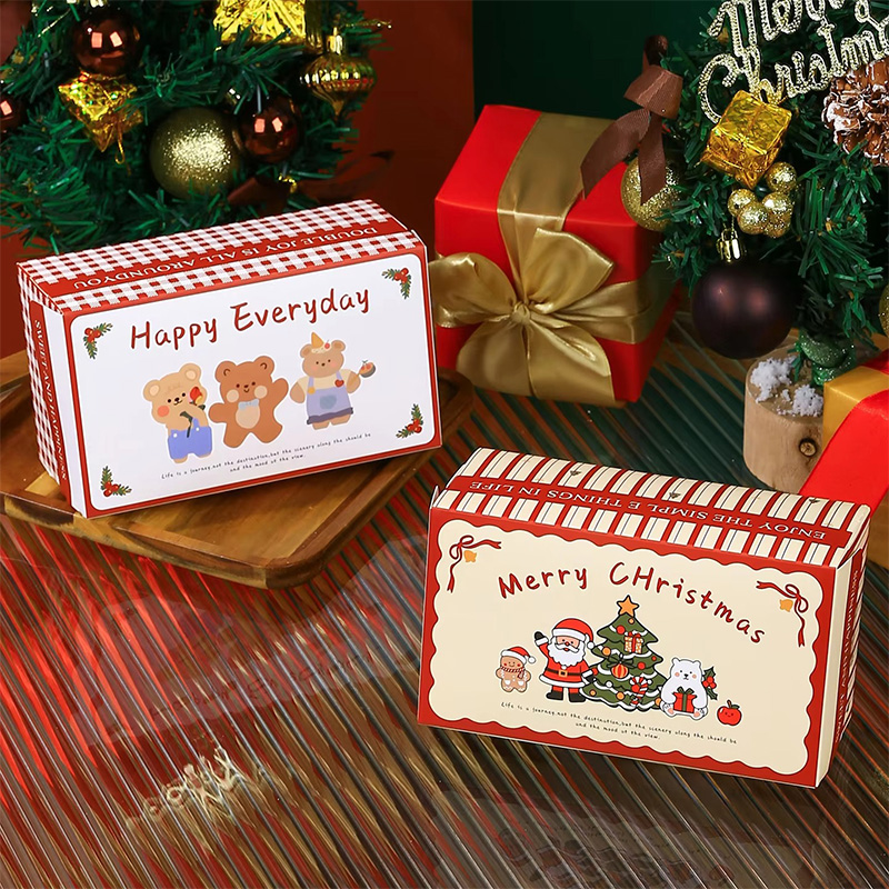 Eco-Friendly Christmas Printed Chocolate Candy Cookie Gift Box