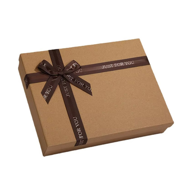 Minimalist Kraft Paper Rigid Box for Clothing