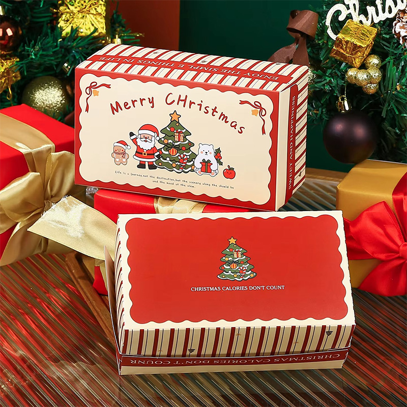 Eco-Friendly Christmas Printed Chocolate Candy Cookie Gift Box