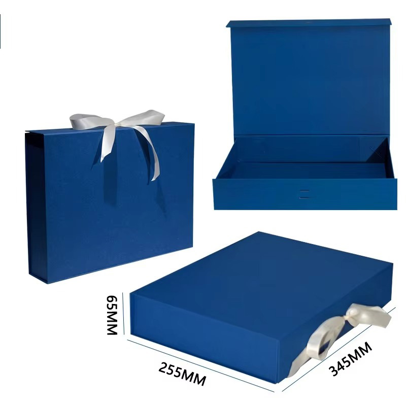 Luxury Folding Ribbon Paper Clothing Gift Box