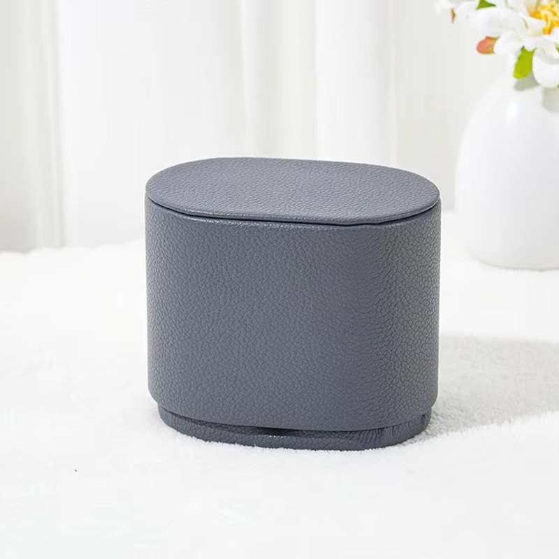 Single Roll PU Leather Travel Watch Case