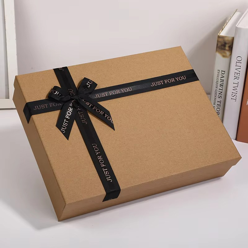 Minimalist Kraft Paper Rigid Box for Clothing