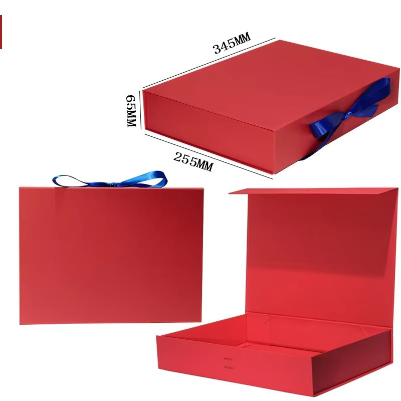 Luxury Folding Ribbon Paper Clothing Gift Box