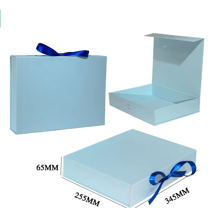 Luxury Folding Ribbon Paper Clothing Gift Box