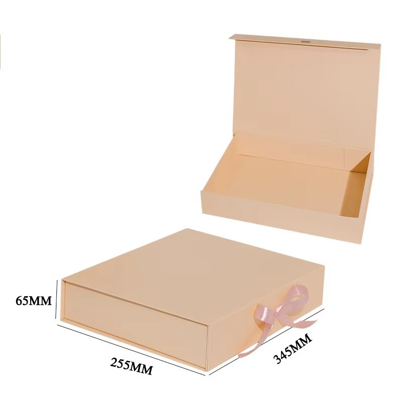 Luxury Folding Ribbon Paper Clothing Gift Box