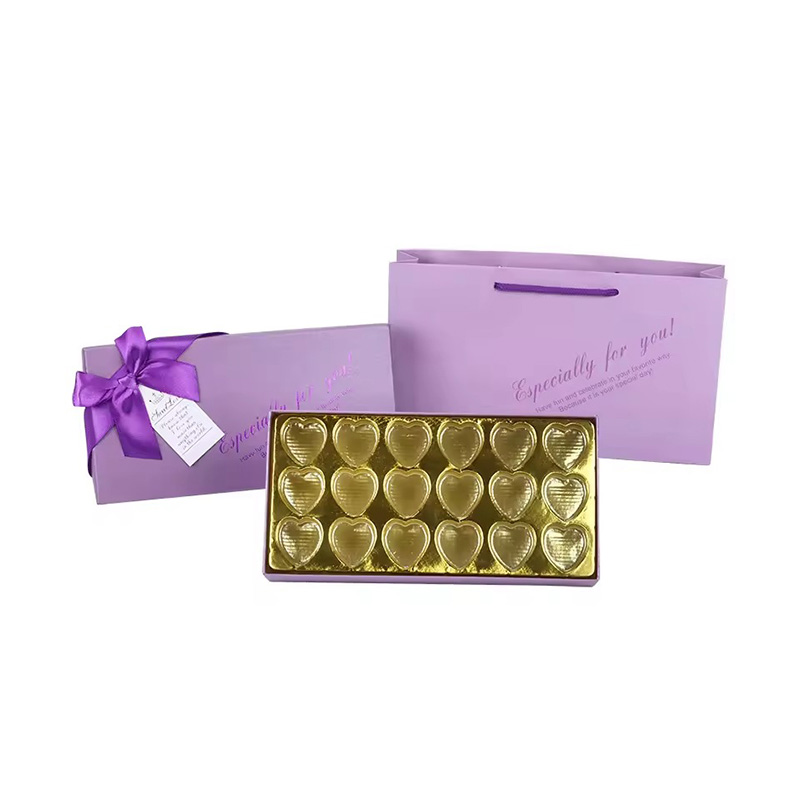 Luxury Embossing Valentine Chocolate Rigid Gift Box